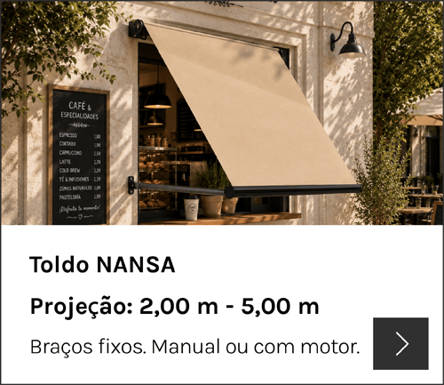 Toldo punto recto